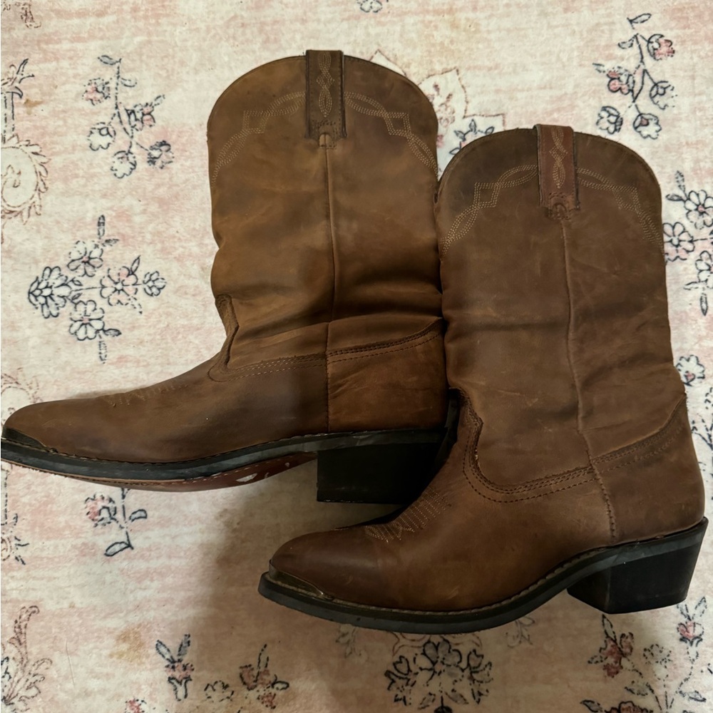 Shyanne Shy Slouch Cowboy Boot Brown sz 6.5